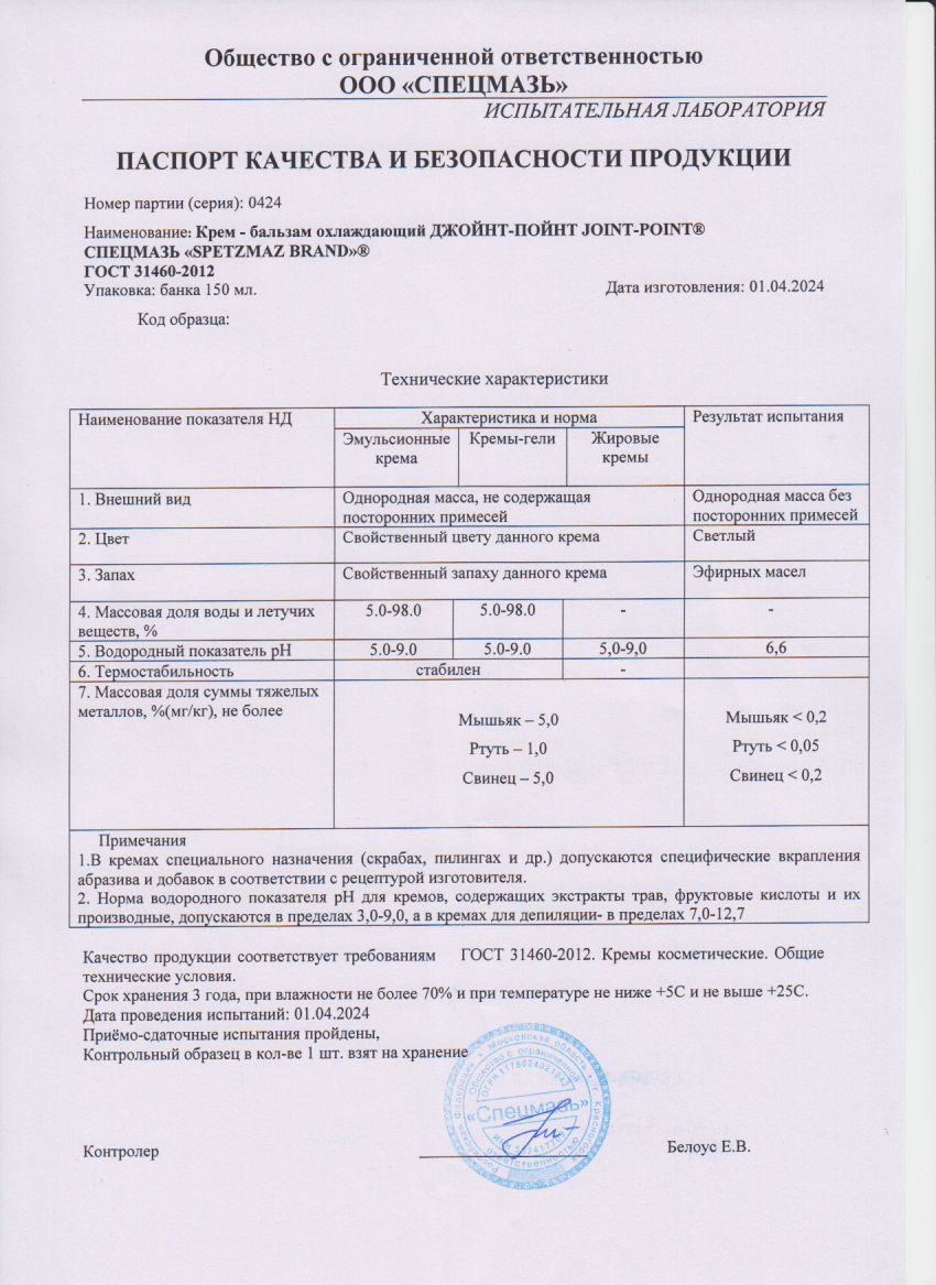 Паспорт №042024